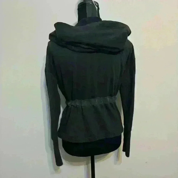 Young Fabulous & Broke Drawstring Oversized Shawl/Hood Collar Soft Jacket XS - Picture 3 of 11